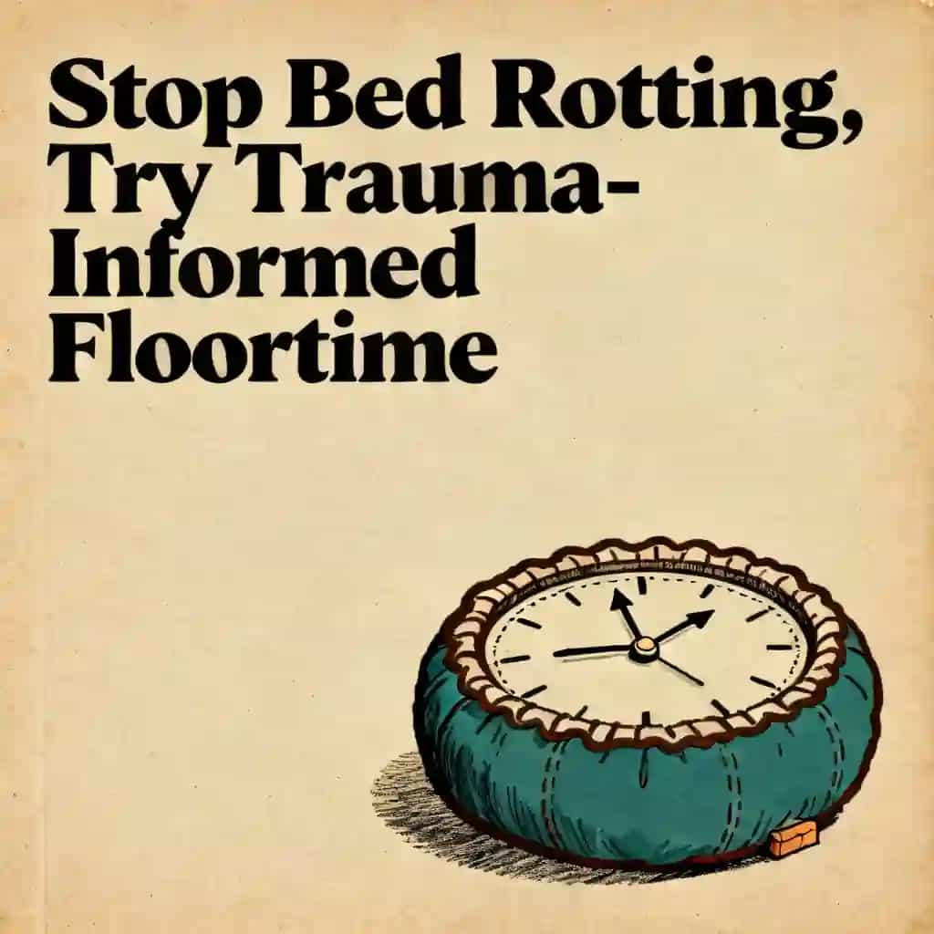 Buchcover von Stop Bed Rotting: Trauma-Informed Floor Time Instead