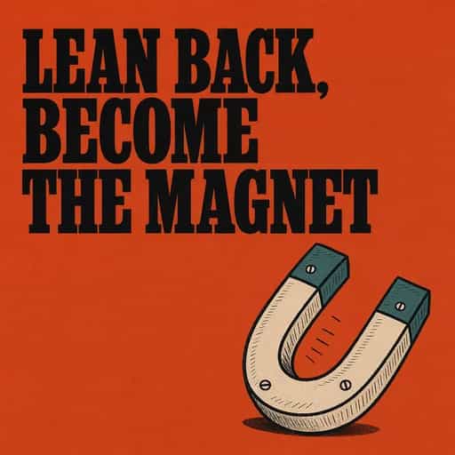 Capa do livro Leaning Back: The Art of Being Pursued