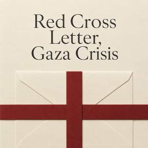 Buchcover von The Red Cross Letter and the Gaza Crisis