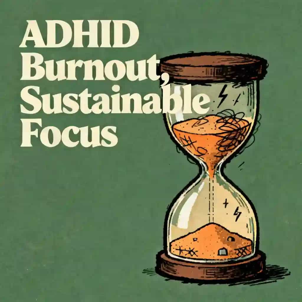 Capa do livro ADHD Burnout and Sustainable Focus