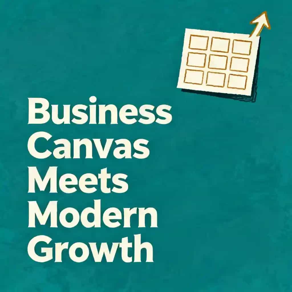 Buchcover von Business Model Canvas Meets Modern Growth Strategies