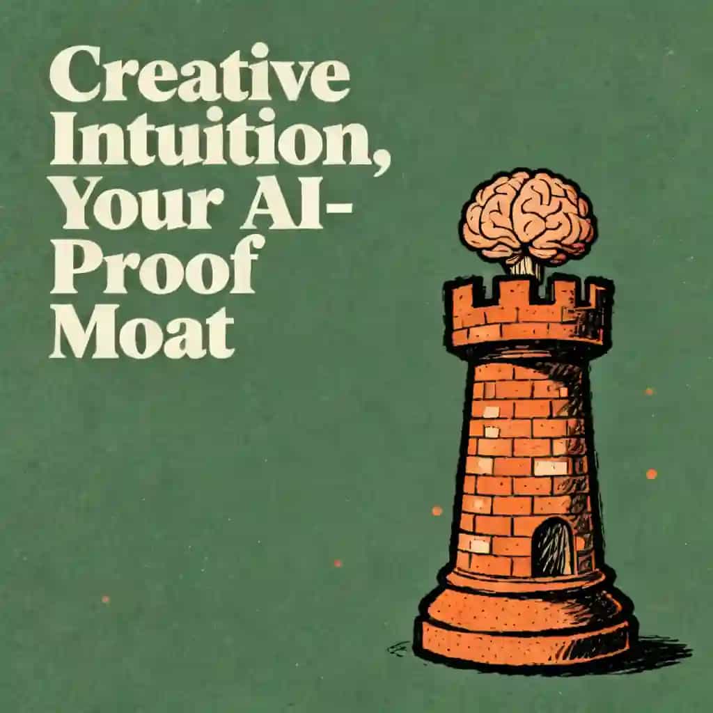 Portada del libro Creative Intuition: Your AI-Proof Moat