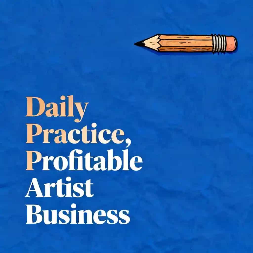 Buchcover von Daily Art Practice Meets Profitable Artist Business