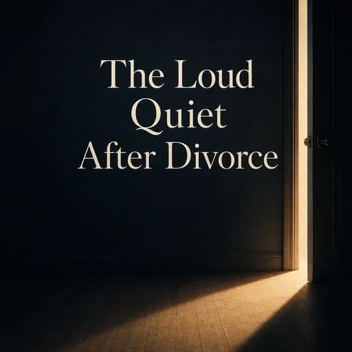 The Loudness of Quiet After Divorce: Managing Loneliness
