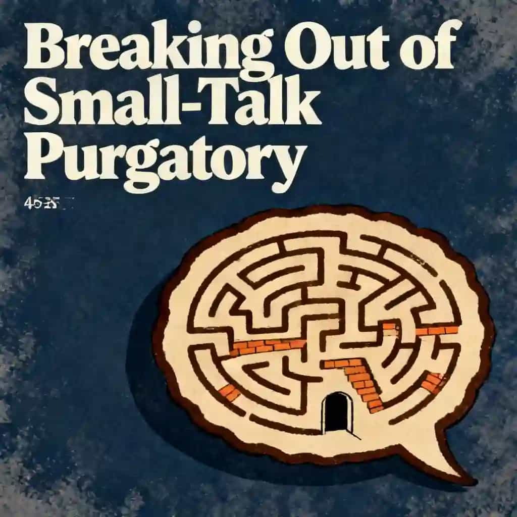 Escaping Small Talk Purgatory book cover