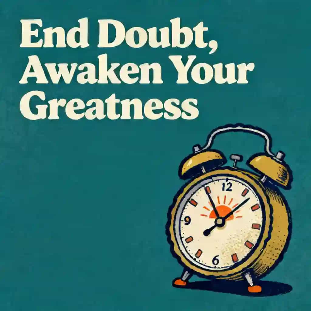Copertina del libro Stop Doubting Your Greatness and Wake Up Your Life