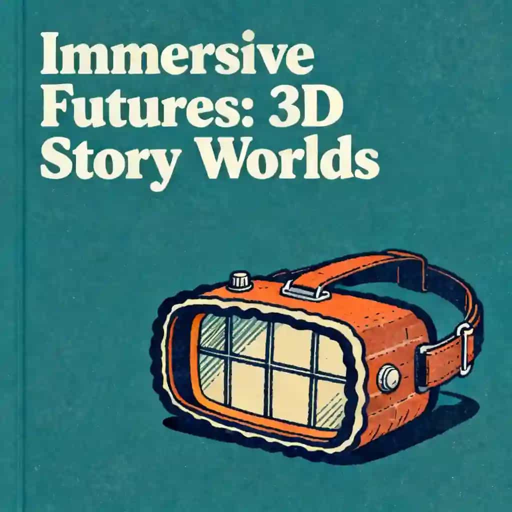 Capa do livro Immersive Futures: 3D Spatial Storytelling Revolution
