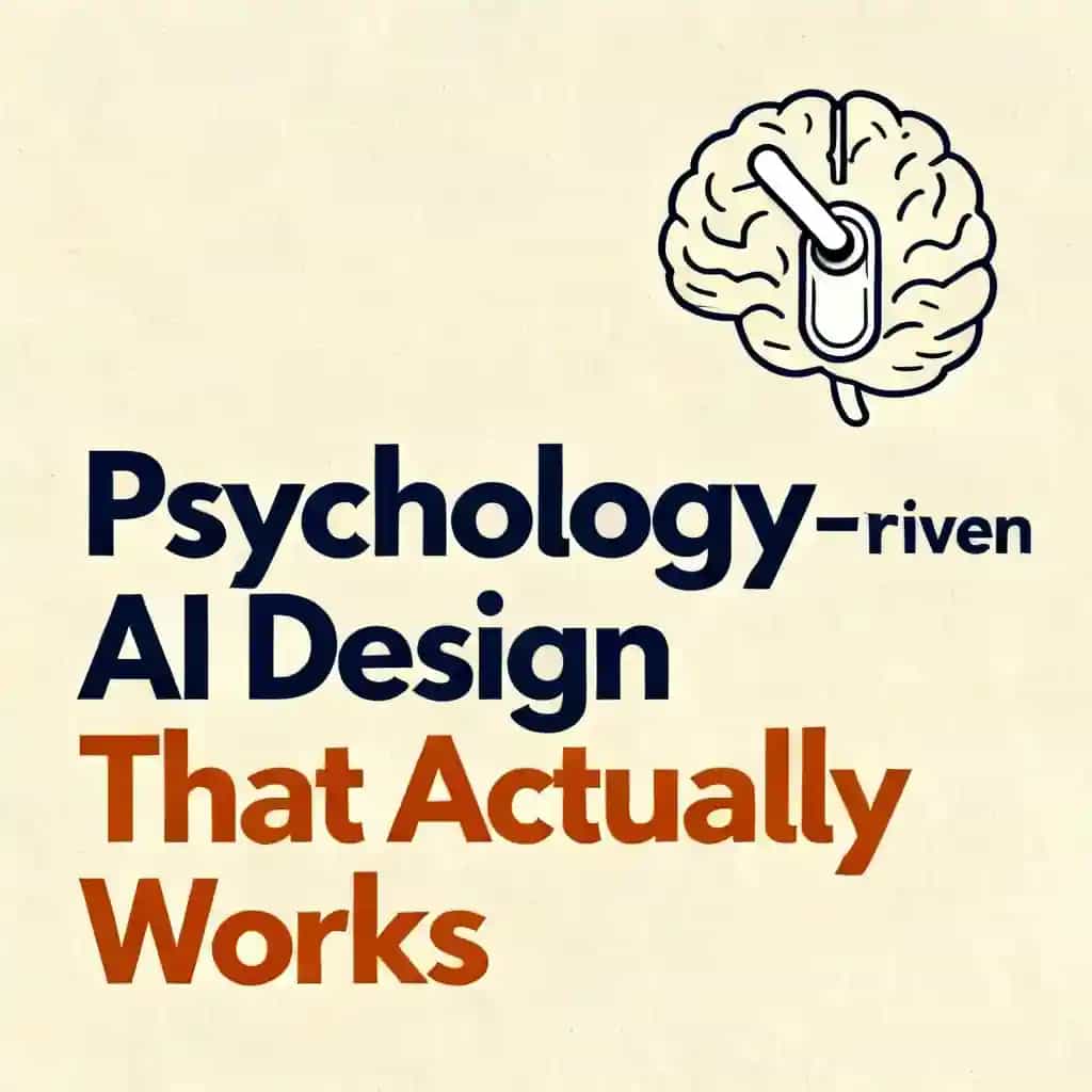 Buchcover von Psychology-Driven AI Product Design That Actually Works