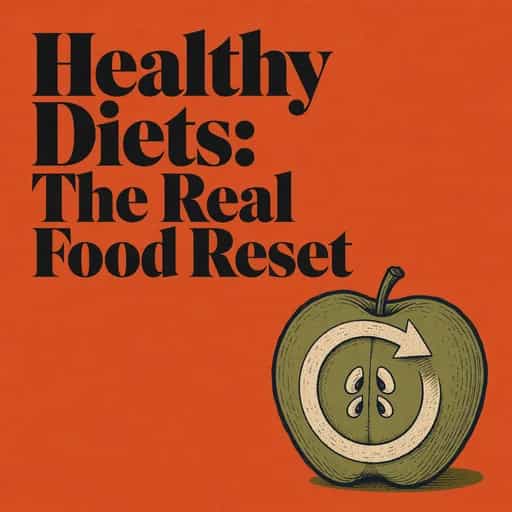 Healthy Diets and the Real Food Reset の書籍表紙