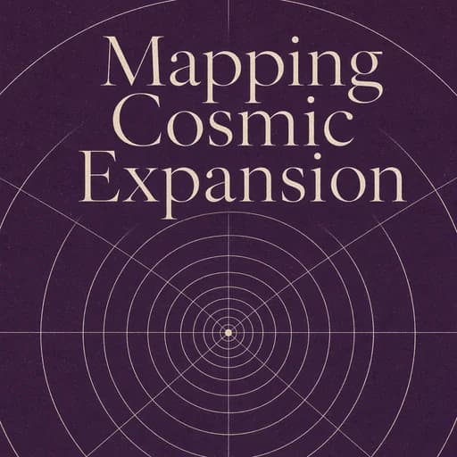 The Expanding Universe: Mapping Redshift and Dark Energy