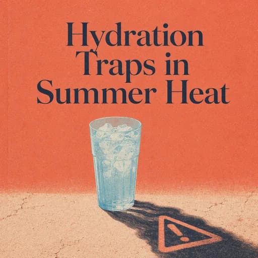 The Dehydration Trap: Summer Drinks, Alcohol, and Heat Safety