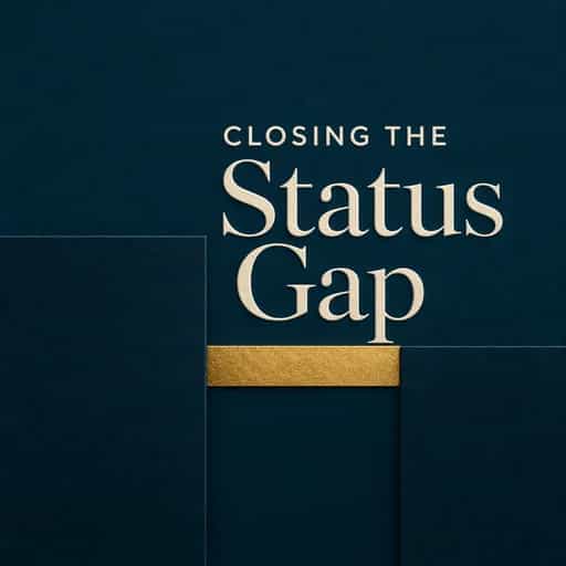 Copertina del libro The Status Gap: Reclaiming Your Presence