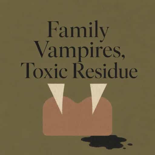 Copertina del libro Family Vampires and the Toxic Residue