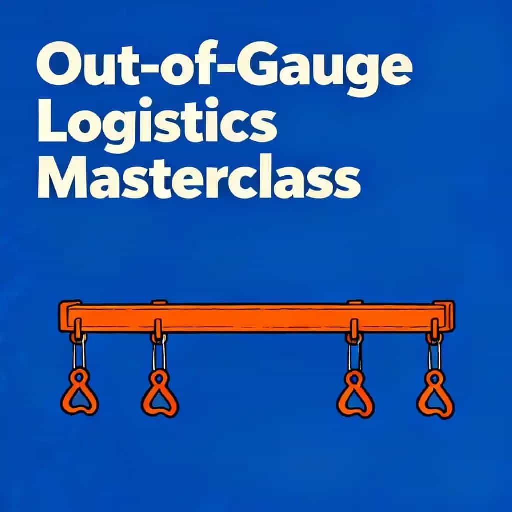 Capa do livro Out of Gauge Cargo: Logistics Engineering Masterclass