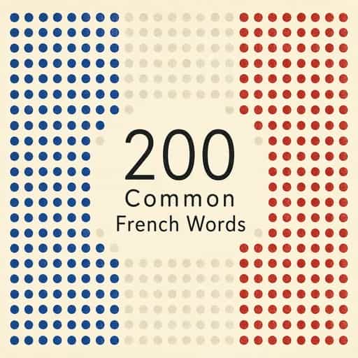 Capa do livro The 200 Most Common French Words