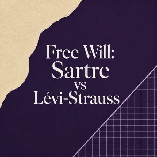 Sartre vs. Lévi-Strauss: Existentialism, Structuralism, and Free Will