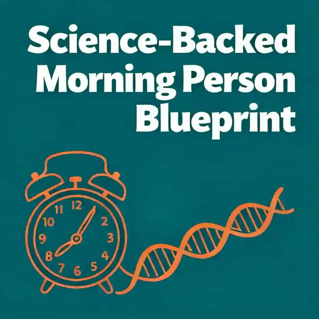 Capa do livro Morning Person Blueprint: Science-Backed Motivation Transformation