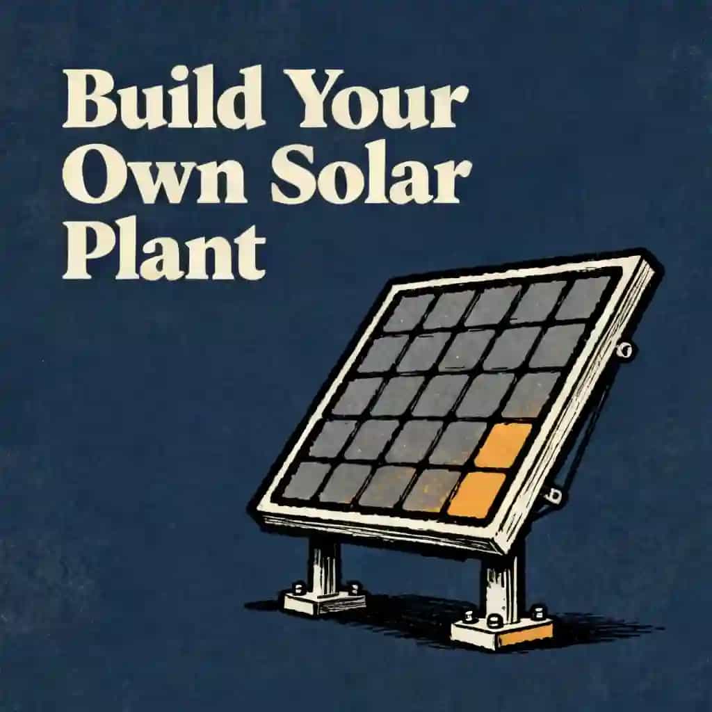 DIY Solar: Building Your Own Power Plant book cover