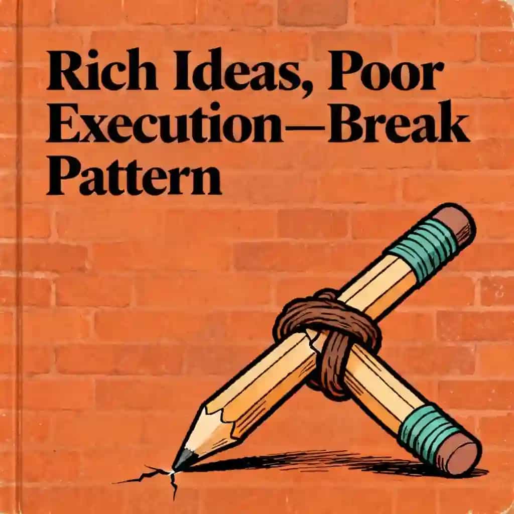 Capa do livro Creative Rich, Execution Poor: Breaking the Pattern