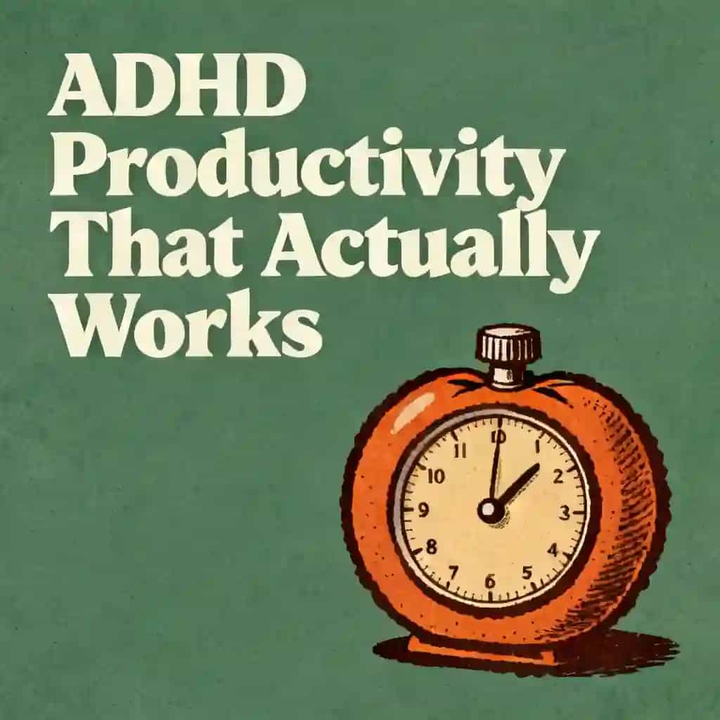 Copertina del libro ADHD Productivity Hacks That Actually Work