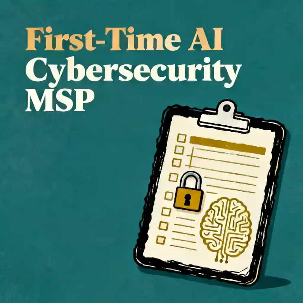 Couverture du livre Managing an AI cybersecurity MSP for the first time