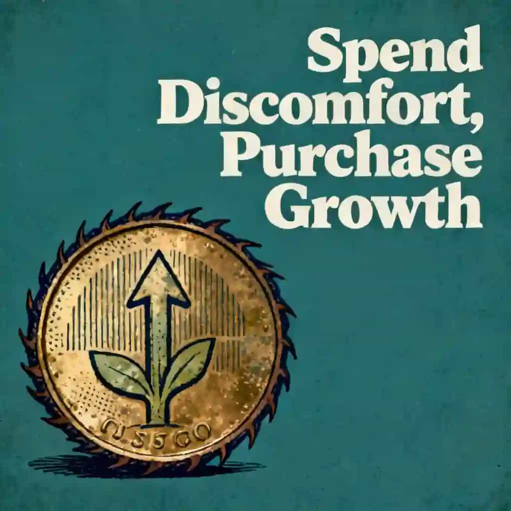 The Discomfort Currency: Trading Ease for Growth の書籍表紙
