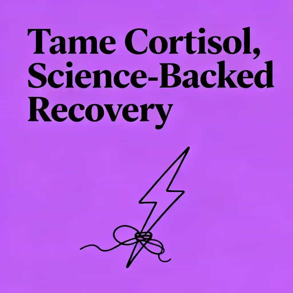 Couverture du livre Stop Being Fueled by Cortisol: Science-Based Recovery