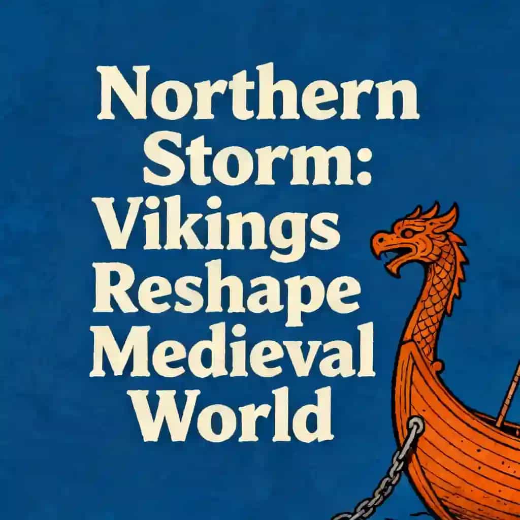 Обложка книги The Northern Storm: How Vikings Reshaped the Medieval World