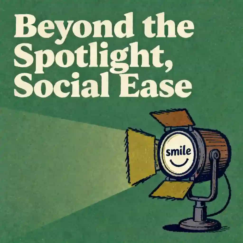 Copertina del libro The Spotlight Effect and Social Ease