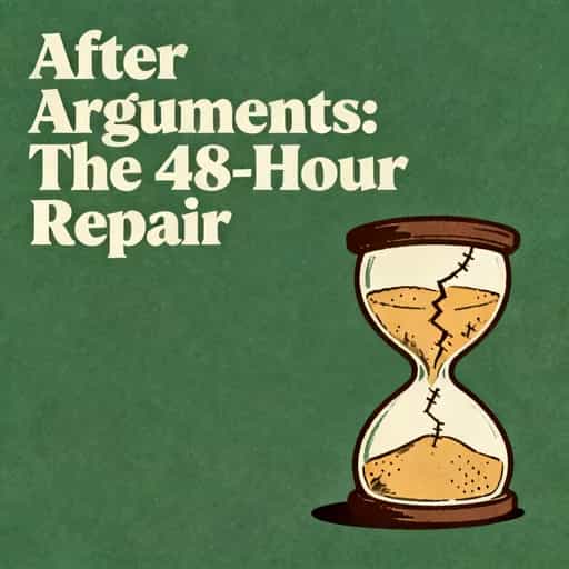 Couverture du livre After the Argument: The 48-Hour Repair Window