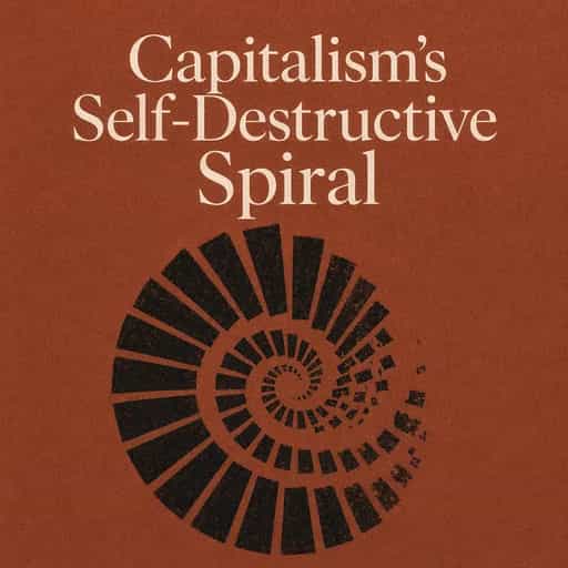Buchcover von Capitalism's Self-Destructive Spiral