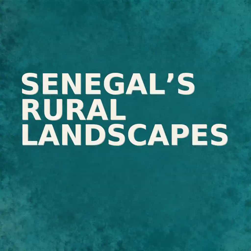 Senegal’s Rural Landscapes book cover