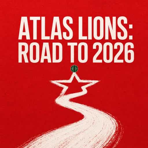 Morocco’s Atlas Lions: The Road to 2026 book cover