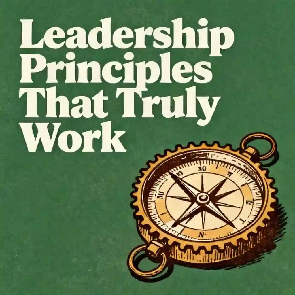 Buchcover von Leadership Principles That Actually Work