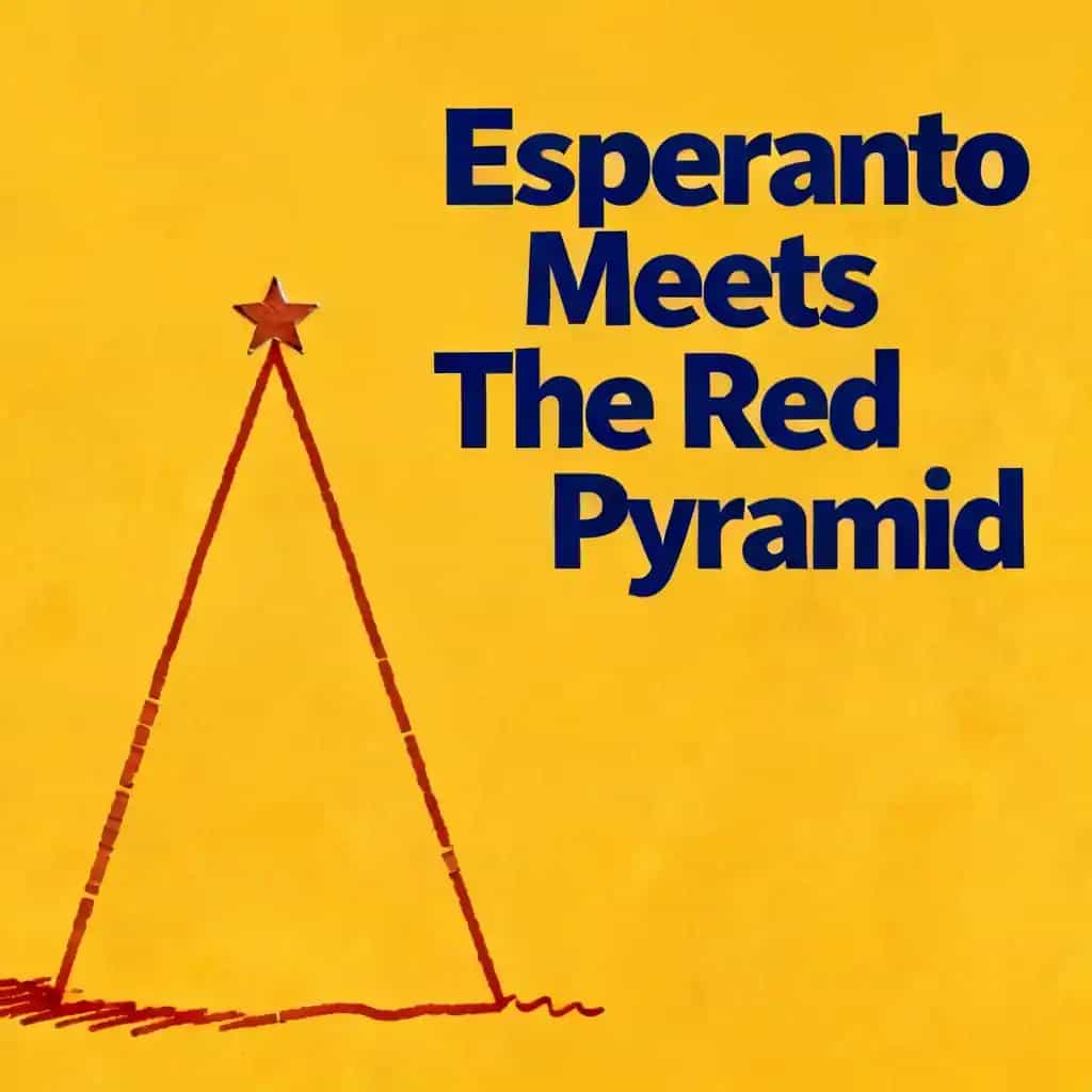 Copertina del libro Esperanto Meets Egyptian Magic: The Red Pyramid