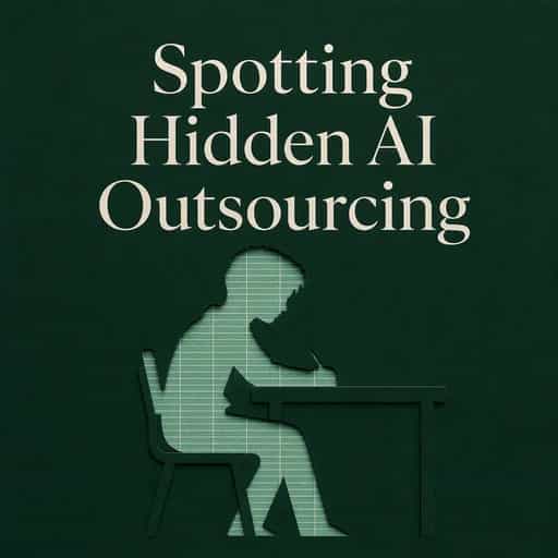Buchcover von The Ghost Student: Spotting Hidden AI Outsourcing