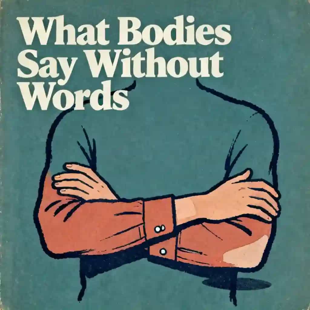 Copertina del libro Reading body language for what people aren't saying