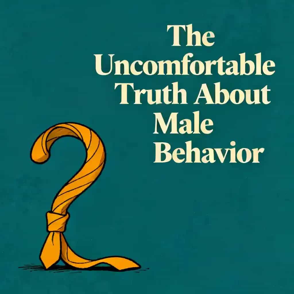 Couverture du livre The Uncomfortable Truth About Male Behavior