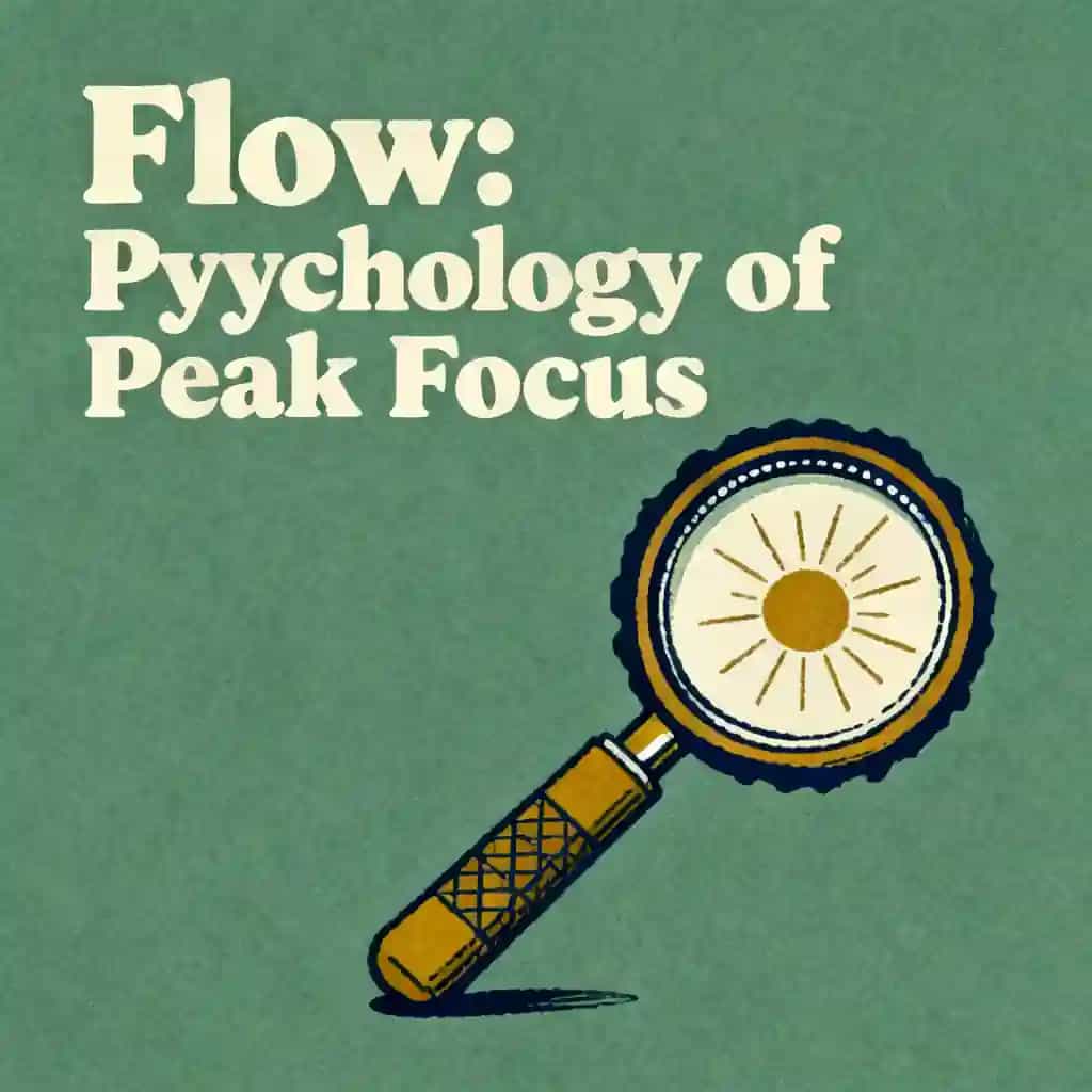 Flow: The Psychology of Peak Focus 书籍封面
