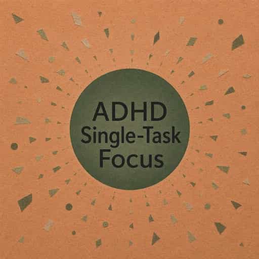 The ADHD Single-Tasking Playbook の書籍表紙