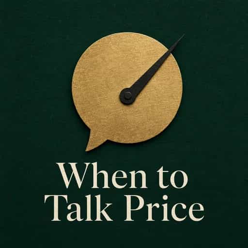 Pricing Conversations: Timing the Money Talk book cover