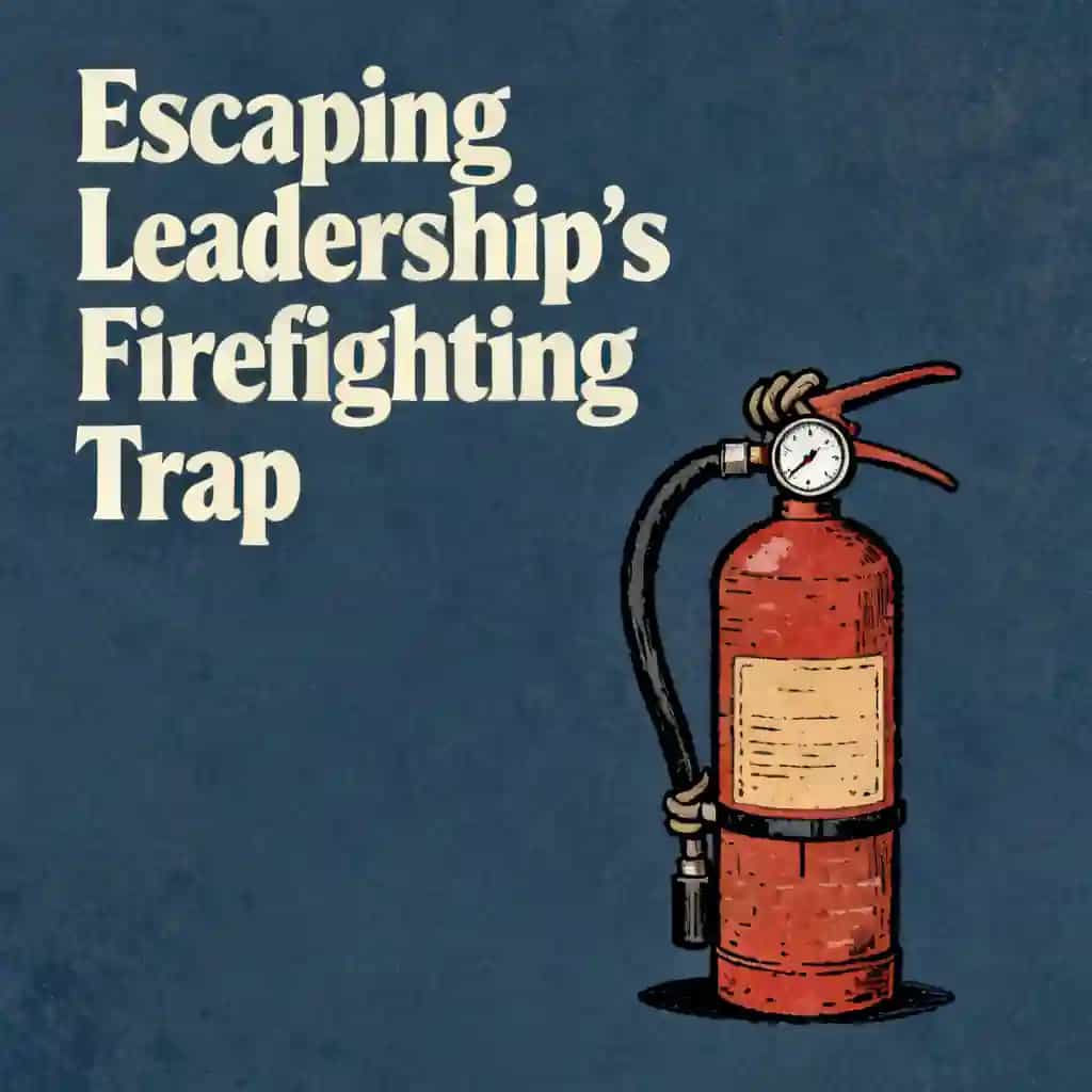 Leadership and the Trap of Firefighting 书籍封面