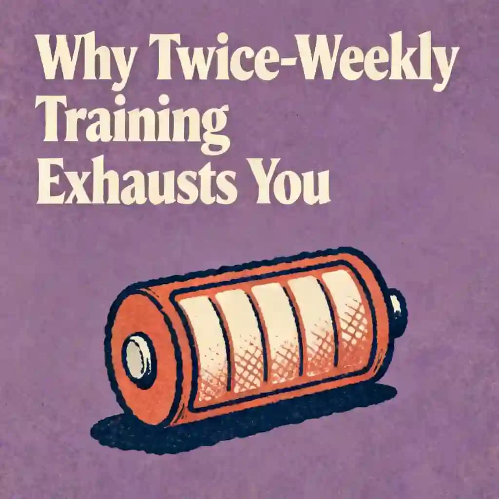 Why You’re Exhausted Training Twice a Week