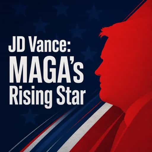 Capa do livro JD Vance: The Making of a MAGA Heir