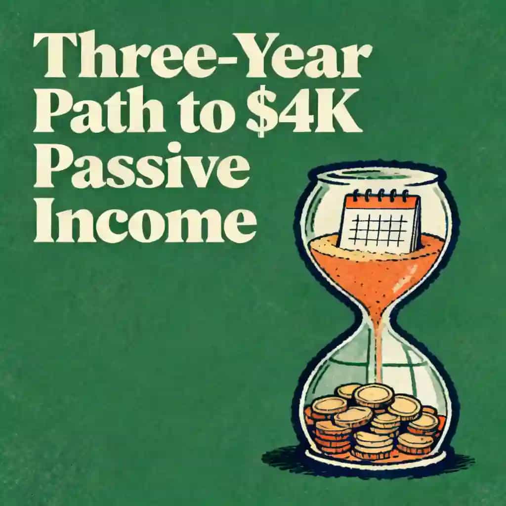 The 3-Year Path to $4,000 Monthly Passive Income 책 표지