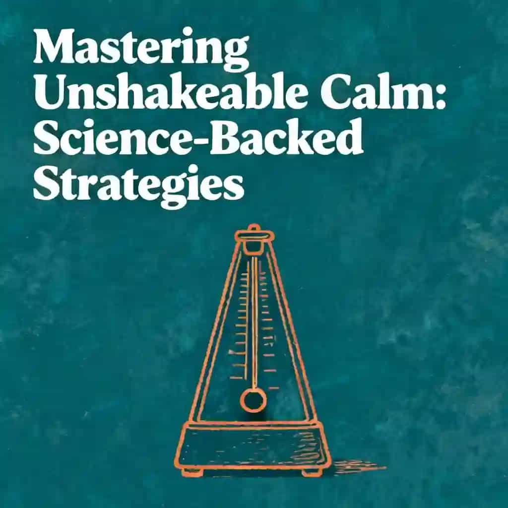 Обложка книги Mastering Calm: Science-Backed Strategies for Unshakeable Composure