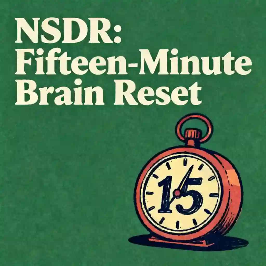 Capa do livro NSDR: The 15-Minute Brain Reset