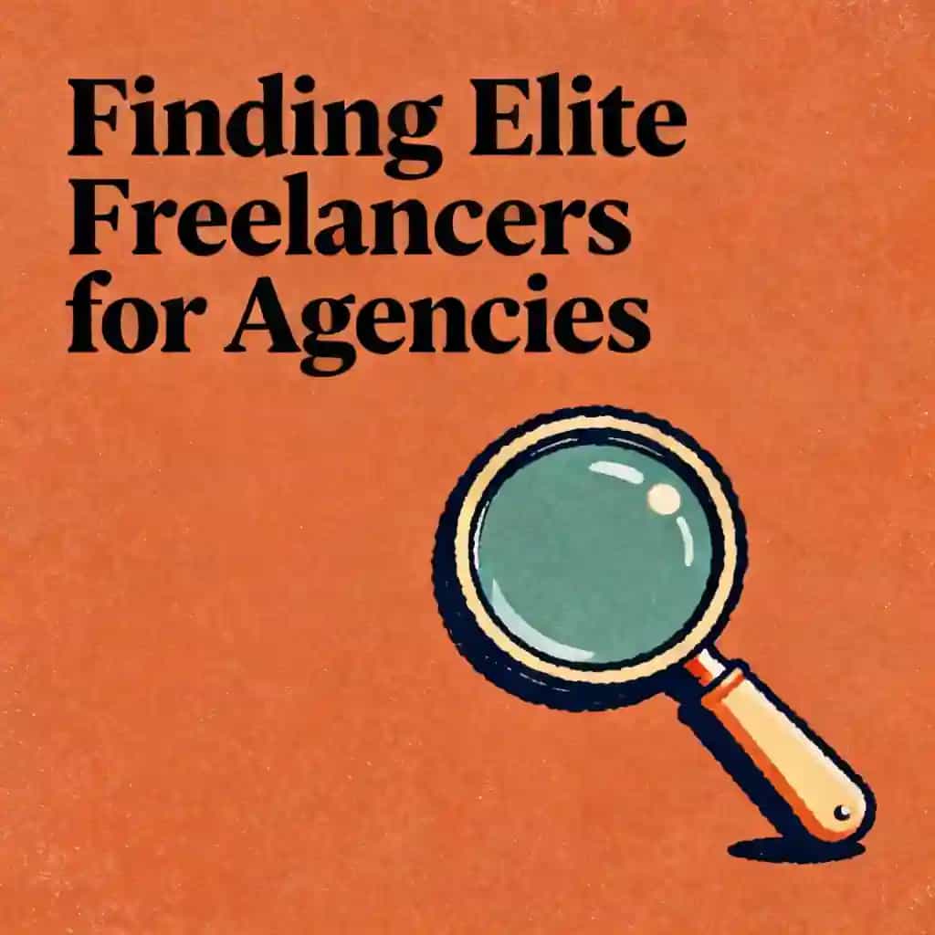 Copertina del libro Finding high-end freelancers for your agency
