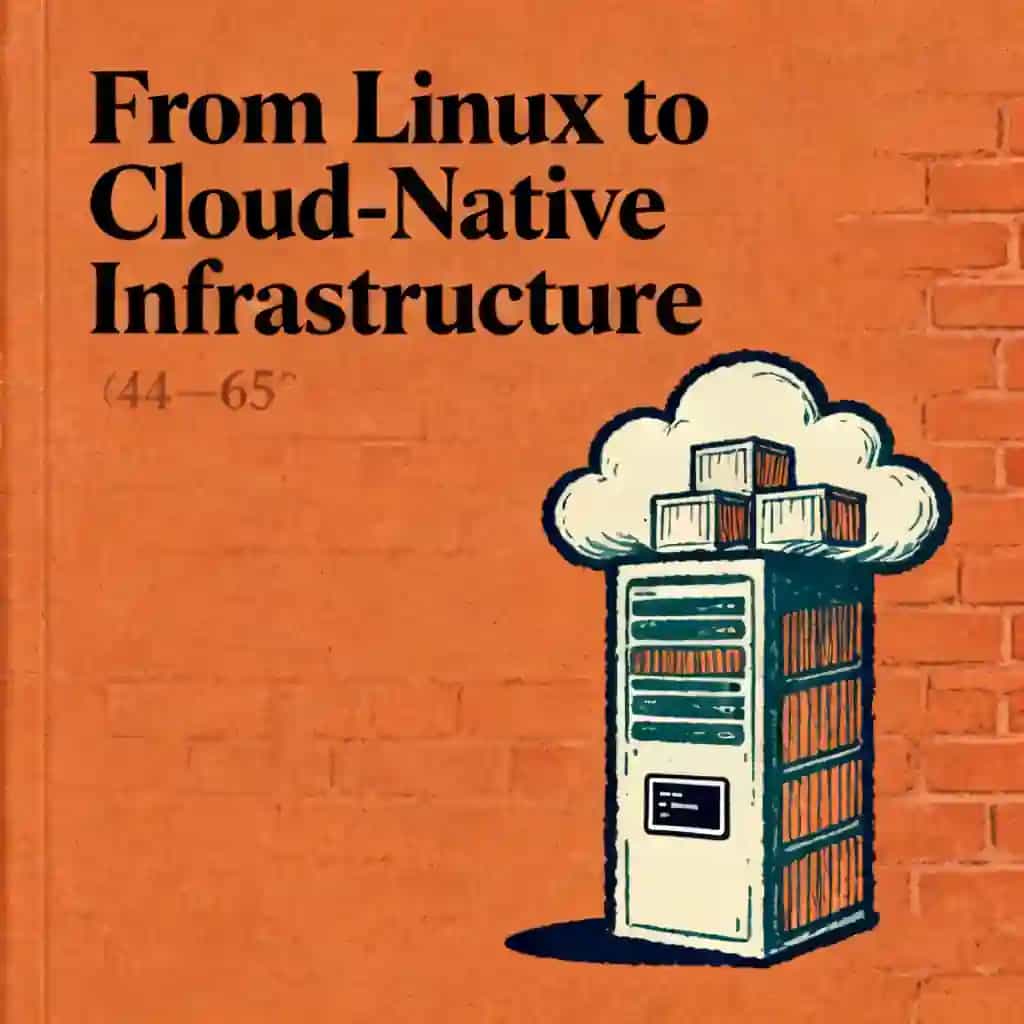 Portada del libro Modern Infrastructure: From Linux to Cloud-Native Systems