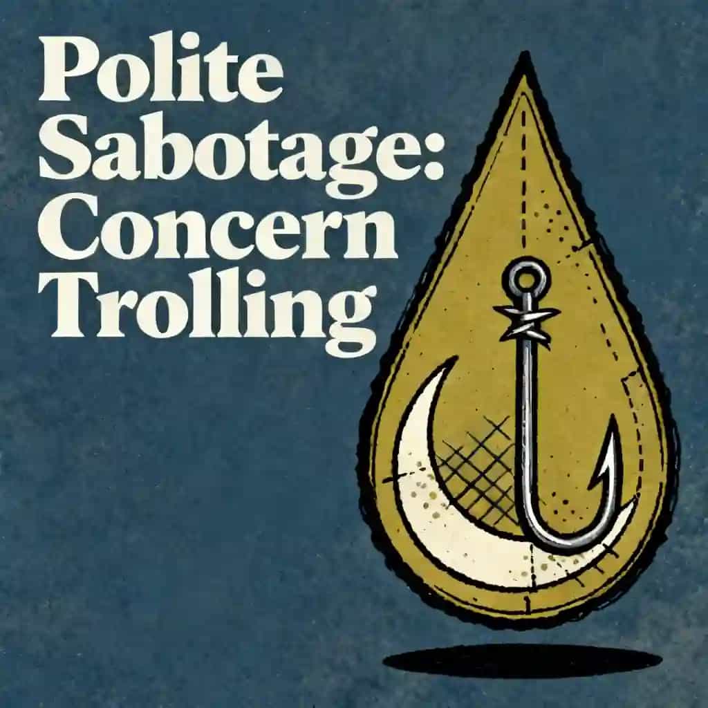 Capa do livro Concern Trolling: The Hidden Saboteur